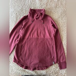 L.L. Bean cowl neck purple sweatshirt